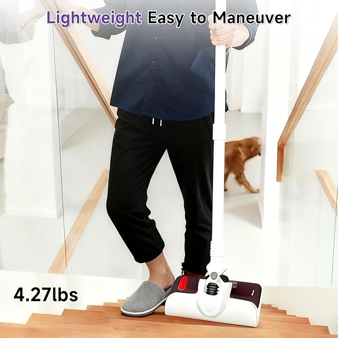 POMBEU Cordless Vacuum Cleaners for Home, Hardwood Floors Vacuum Mop All in One, Lightweight Stick Wireless Cleaner, Detachable Water Tank and Mop. Ideal for Hard Floor & Pet Hair, Mop & Vacuum Combo