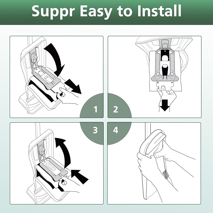 25 Packs Vacuum Bags for Oreck Type CC, Compatible with All Oreck XL Upright Vacuum Cleaner - Replaces Part # CCPK8DW