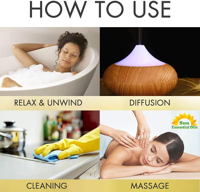Sun Essential Oils Clove Essential Oil 8 oz – Aromatherapy Oil