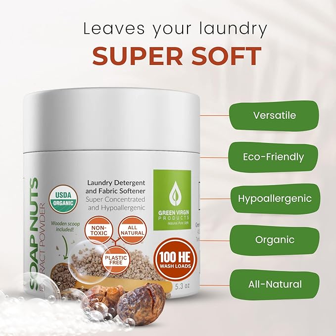 Modern Soap Nuts (concentrated soap nuts extract powder) (Small - 100 loads)