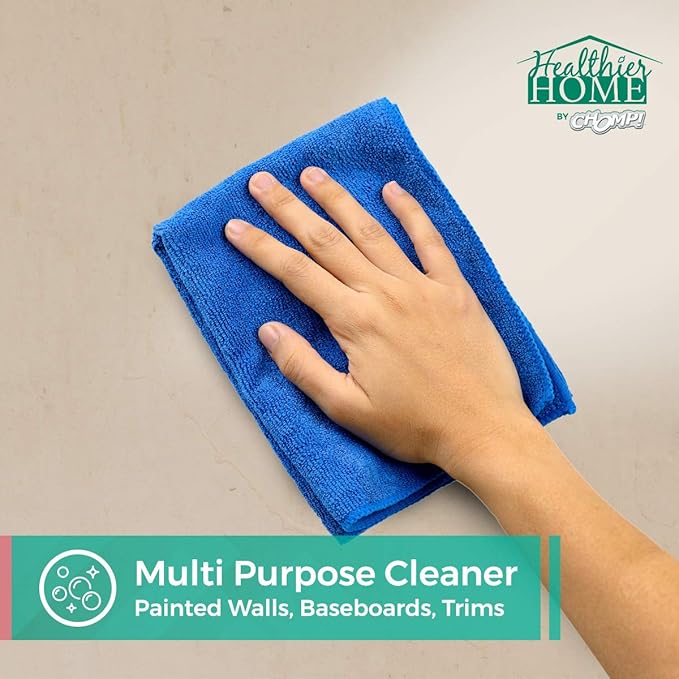 CHOMP! Painted Wall Cleaner Spray: Healthier Home 5-Minute CleanWalls 4-in-1 Multipurpose, Ceiling and Baseboard Cleaning - Dirt, Dust, Odor and Stain Remover - 32 Oz (Meadow Breeze)……