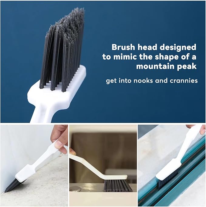 Steel Wool Scrubber, Stainless Steel Scrubber and Crevice Brushes Cleaning Set for Dishes, Iron, Pots, Stoves, Barbecue Grills, Sink