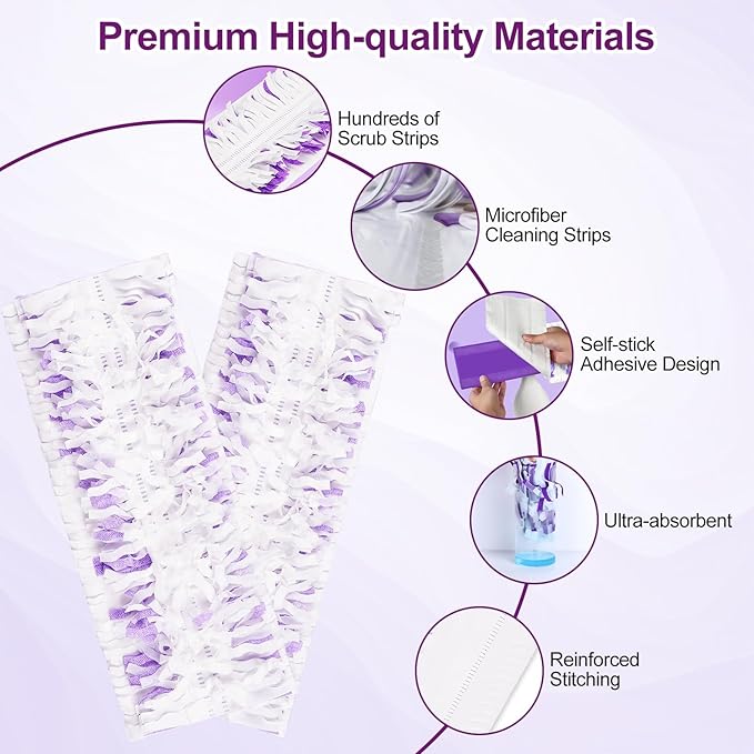 25 Pack Disposable Mop Pads for Swiffer Power Mop, Thickened 14-Layer，Multi-Surface PowerMop Refills Replacement Mopping Pad for Floor Cleaning，Non-Washable & Unscented,Quick-Absorb，No Residue