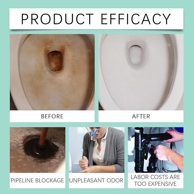 Toilet Deep Cleaner for Bowl and Tank, Long-Lasting Fresh Scent, No Scrubbing Required, Automatic Refreshing Formula, 4.23 oz