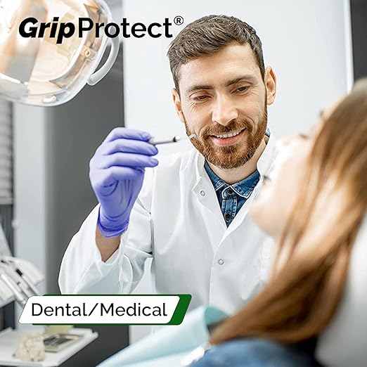 GripProtect Precise Nitrile Exam Gloves | 4 Mil | Chemo-Rated | (Medium, 1,000)