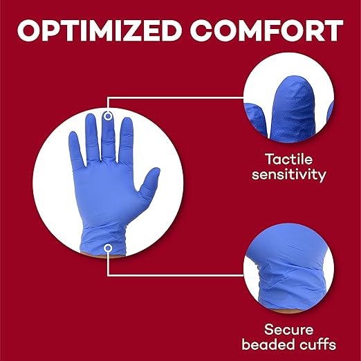Dealmed Medical Exam Gloves – 200 Count XS Nitrile Gloves, Disposable Non-Irritating Latex Free, Multi-Purpose Use for a First Aid Kit and Medical Facilities