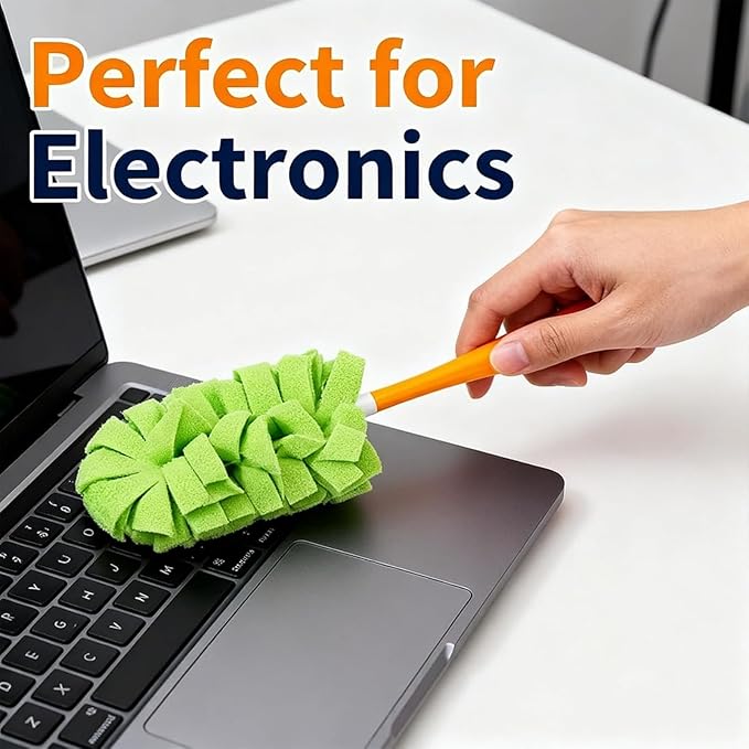 360° Electrostatic Duster Refills — The Sustainable Choice for a Home, Duster Refills Reusable, Duster Refills Washable for Hand Duster, with Microfiber Dusting Heads (10 Refills)