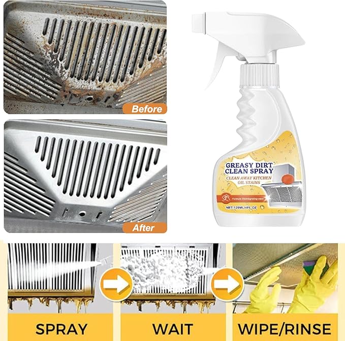 Levelarank Multifunctional Powerful Kitchen Foam Cleaner, Rotateepic Foam Cleaner, Multifunctional Powerful Kitchen foam cleaner, 2025 New All-Purpose Oil Stain Cleaning Spray, For kitchen(2)