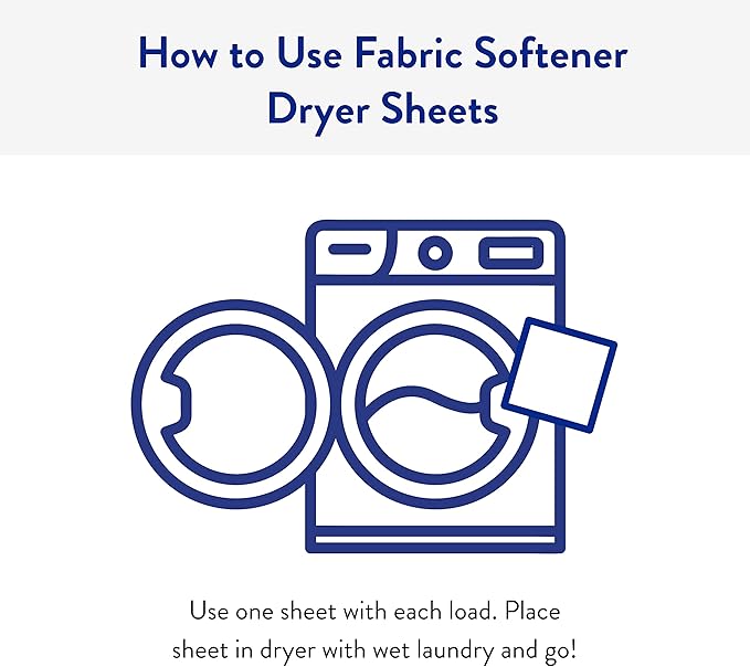 The Clean People Fabric Softener Sheets - Dryer Sheets - Softens & Removes Static Cling - Vegan Laundry Softener, Essential Oils - Fragrance Free 240 Pack