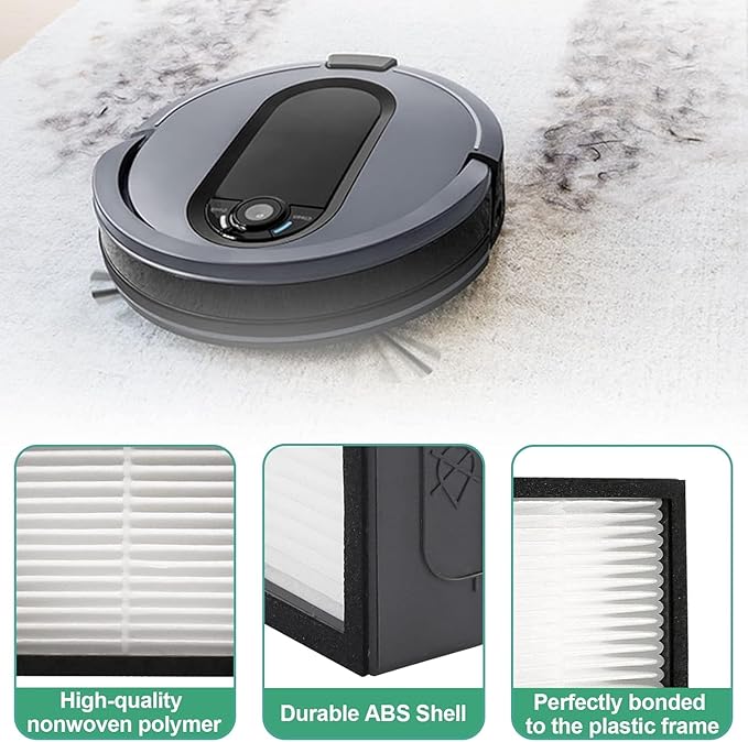 Replacement Parts - 3 Pack High Efficiency Compatible with iRobot Roomba e, i & j Series, and Roomba Combo i5 and j5 Series - 2 Pack