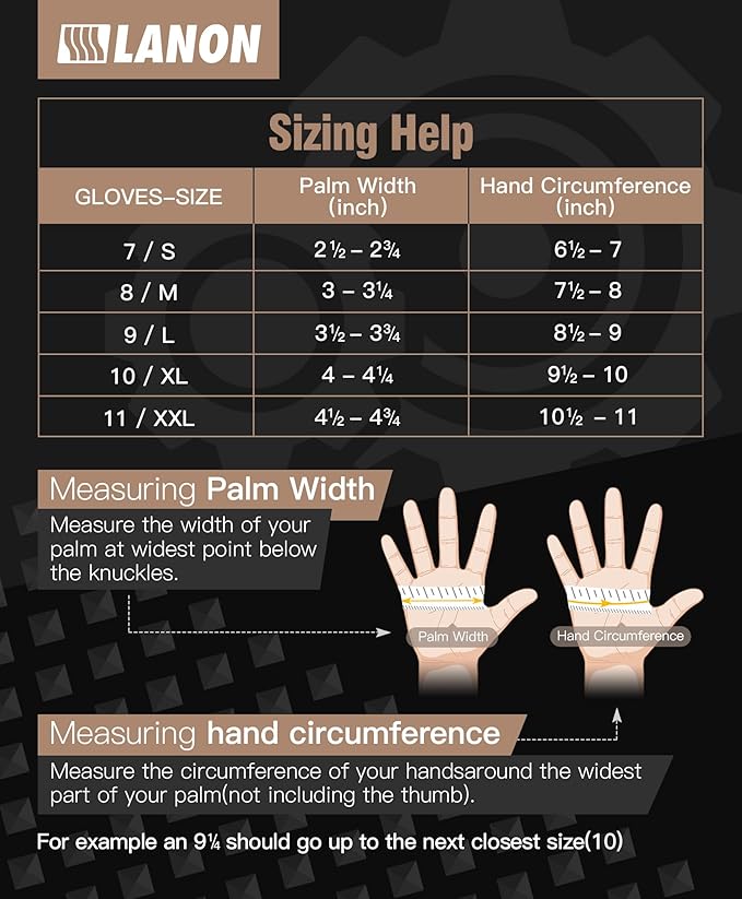 LANON Protection Heavy Duty Black Nitrile Gloves, Food Safe, Latex Free, Powder Free, Mechanic, Fully-Diamond Textured Grip Industrial Disposable Gloves, 8mil, Small