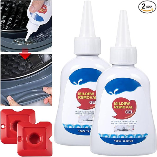 G · PEH Home Remover Gel, 2 Pack Washing Machine Cleaner Home Cleaner Gel or Washing Machine, Refrigerator Strips, Cleaner For Tiles Grout Sealant Bathroom for Home Sink, Showers, Kitchen - 7Fl Oz