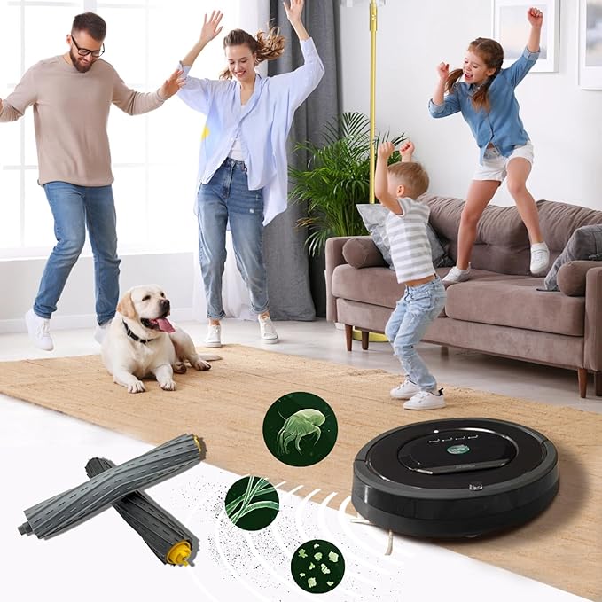 Roller Brushes for Roomba 805 850 860 861 866 870 871 880 890 960 980 985 891 960 961 964 980 981,800 900 Series Vacuum Cleaners 2 Pack