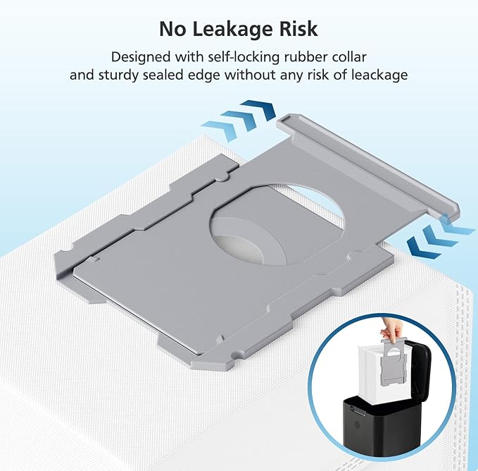 16 Pack Vacuum Bags for iRobot Roomba 104, 105, 405, 504, 505, 705, i7+, i8+, i3+, i4+, i5+, i6+, j5+, j6+, j7+, j8+, j9+, s9+, Combo10 Max, Roomba Replacement Bgs for all Clean Base models