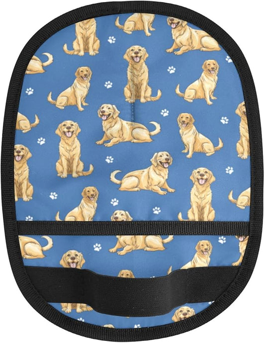 CHPGPUG Cartoon Golden Retriever Pet Hair Removal Glove for Cats & Dogs Reusable Pet Hair Removal Glove pet Hair Electrostatic Gloves