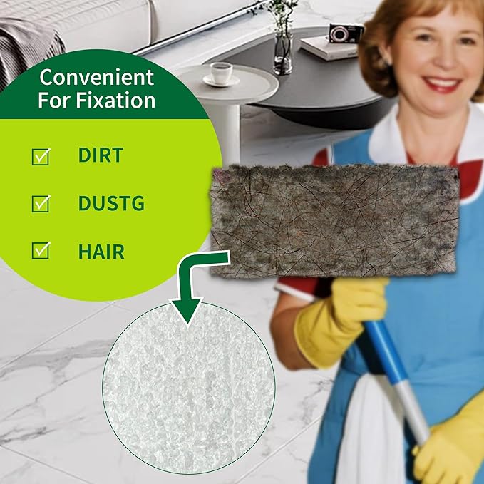 Dr.Easy Microfiber Dry Sweeping Cloths,36ct Disposable Mopping Pads Refil Pack,fits SWIFFER Sweeper and Other Electrostatic Mop Heads .Bigger Size 8.8X11in,Catch& Lock Dirt & Hair.