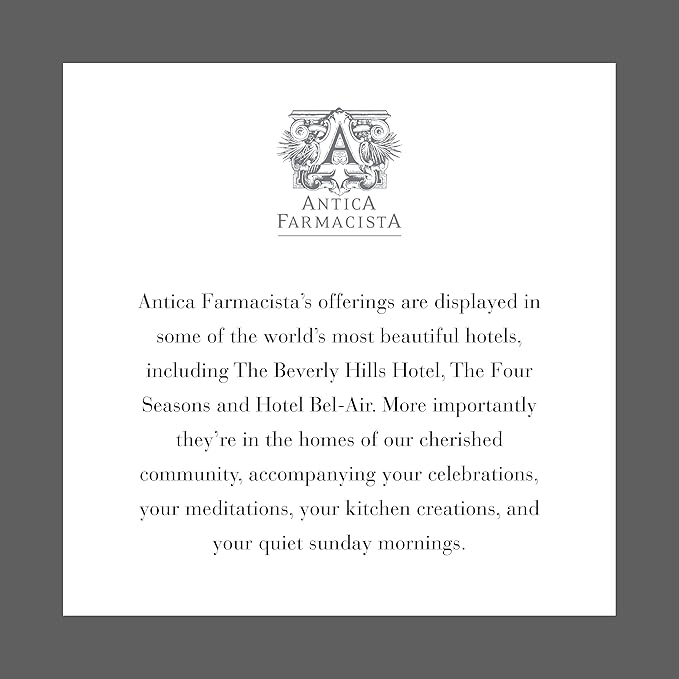 Antica Farmacista Home Ambiance Diffuser - Long-Lasting Reed Scent Diffuser - Luxury Room Freshener Gift - Lemon, Verbena & Cedar, 8.45 fl oz