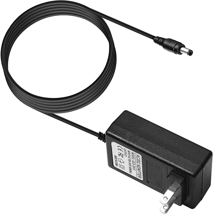 TOPPIN Replacement Charger 26.5V AC DC Power Adapter Compatible With VC002 VC001 TPVC002 TPVC001 S1 S2 Cordless Stick Vacuum Cleaner Power Cord (Not Fit for TPVC003 TPVC004)