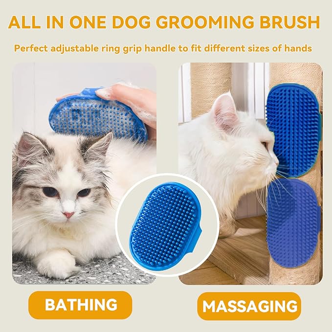 KENDINIX Valentines Day Gifts 2 Packs Pet Hair Removal Glove,Pet Hair Remover for Cat & Dog,New Upgraded Electrostatic Gloves Pet Hair,Reusable Electro Static Pet Hair Remover Electrostatic Gloves