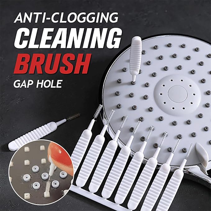 Gap Hole Anti-Clogging Cleaning Brush, 2025 Upgrade Shower Head Brush Shower Head Cleaning Brush Shower Head Cleaner Tool Multifunctional Shower Head Cleaning Brushes for Household Bathroom (20Pack)