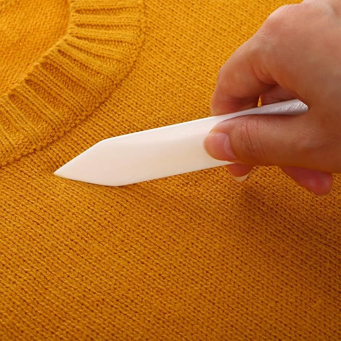 DECHOUS 2Pcs Carpets Bone Scraper: Laundry Fabric Spotting Bone Tools to Use for Getting Stains Out of Clothes - Clothing Scrape Stain Removal Tool
