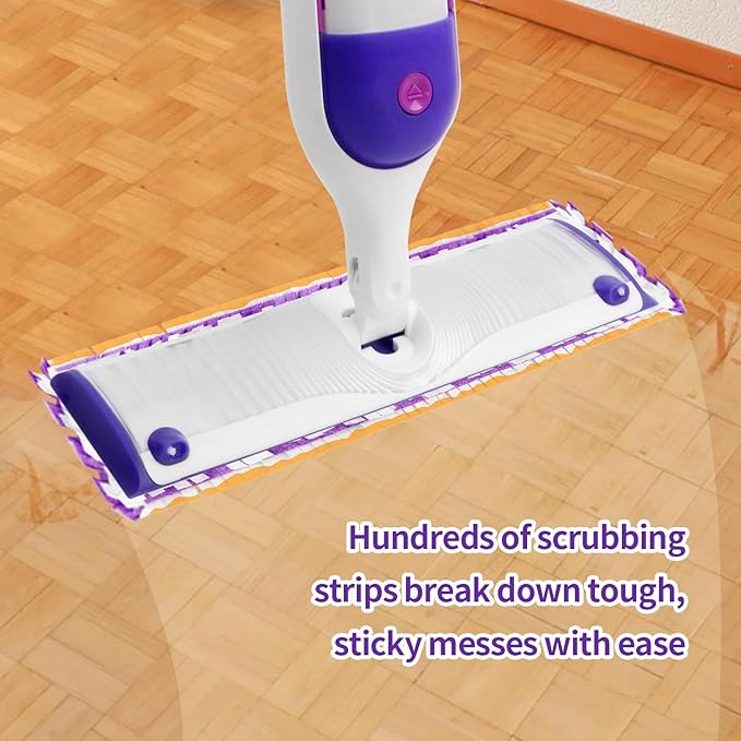 ZHAYAO 30 Pack Disposable Power Mop Pads for Swiffer Power Mop Pads, Compatible with Swiffer Power Mop Refills, Unscented Spray Replacement Floor Cleaning Refills for urface/Hardwood Floor Cleaning