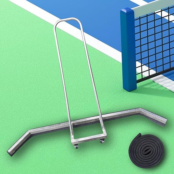 Vaolvpant Port Tennis Court Squeegee Rain Shuttle for Sports Court Water Wiper Device Water Remover Stadium Dust Collector Wiper