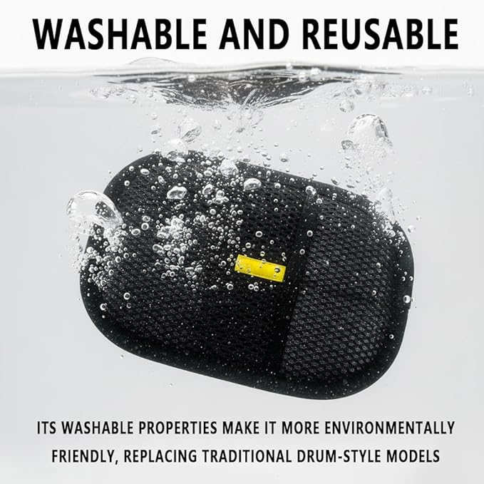 Yummy Love Pet Hair Removal Glove for Dogs & Cats, Reusable Electrostatic Glove for Clothes, Couch,Carpets,Car Seat, Individually Wrapped 1 Pack Black, L