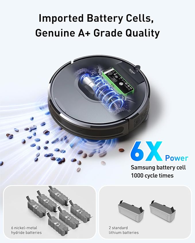 1800Li Replacement Battery for iRobot Roomba, Imported battery Replacement for Roomba 900 800 700 600 Series, for 960 965 970 980 981 801 805 850 860 877 890 891 895 780 790 614 615 640 665 670 675