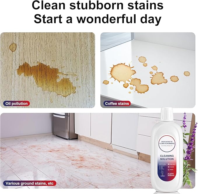 Nukisa Floor Cleaning Solution Compatible With Tineco, Deep Cleans for Multiple Hard Floors, Suitable With All Robot Vacuums with Mopping and Cordless Wet/Dry Vacuum Mop Cleaner (Lavender 1 Bottle)