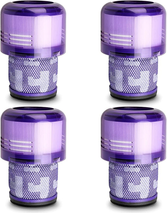 Lemige 4 Pack V11 Vacuum Filters Replacement for Dyson V11 Animal V11 Torque Drive V11 Complete V11 Extra V15 Detect V15s Detect Submarine Vacuums, Compare to Part 970013-02