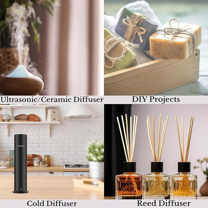 Scentia My Way Hotel Diffuser Oil Inspired by The 1 Hotel Miami Beach- 50 ml 1.69 fl oz - Essential Oil Blend Sandalwood, Cedar & Lemon Notes for Aromatherapy Diffusers and Humidifiers