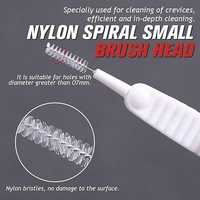 Gap Hole Anti-Clogging Cleaning Brush, 2025 Upgrade Shower Head Brush Shower Head Cleaning Brush Shower Head Cleaner Tool Multifunctional Shower Head Cleaning Brushes for Household Bathroom (20Pack)