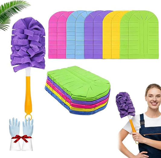 360° Electrostatic Duster Refills — The Sustainable Choice for a Dust-Free Home, Duster Refills Reusable, Larger Size Dusters with 4X Microfibers