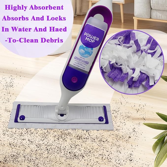Disposable Mop Pads for Swiffer PowerMop Multi-Surface Mopping Pad Refills | Safe on All Finished Floors | Compatible with Swiffer PowerMop (20 Count)