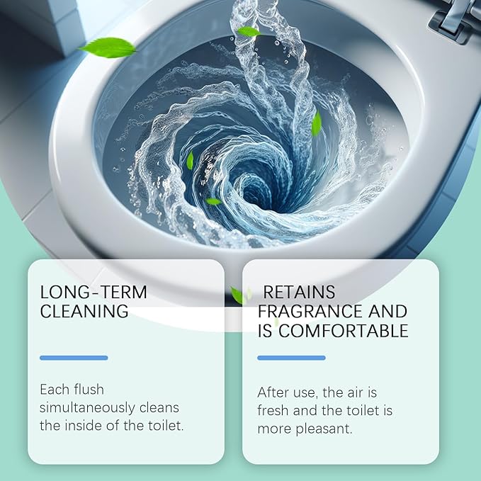 Krazy Klean Toilet Cleaner Pro Krazy Clean Toilet Bowl Cleaner Bottle Automatic Crazy Cleen Toilets Bowl Cleaners,Easy to Use,Long-Lasting Fresh Scent(3 pcs)