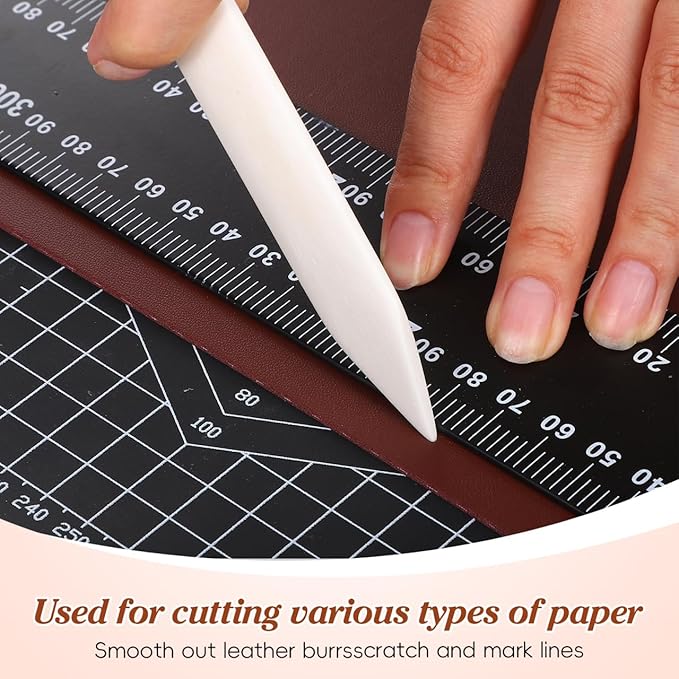 DECHOUS 2Pcs Carpets Bone Scraper: Laundry Fabric Spotting Bone Tools to Use for Getting Stains Out of Clothes - Clothing Scrape Stain Removal Tool