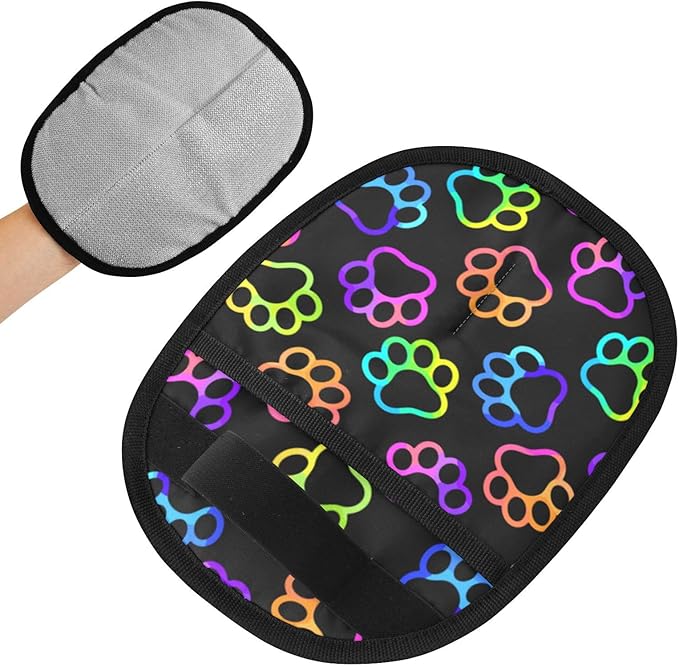 CHPGPUG Paw Pet Hair Removal Glove for Cats & Dogs Reusable Pet Hair Removal Glove pet Hair Electrostatic Gloves