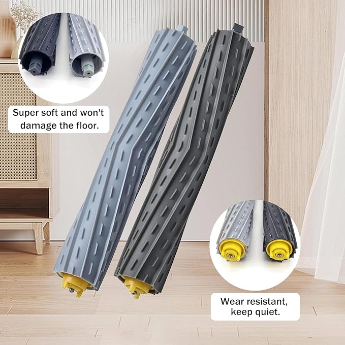 Roller Brushes for Roomba 805 850 860 861 866 870 871 880 890 960 980 985 891 960 961 964 980 981,800 900 Series Vacuum Cleaners 2 Pack
