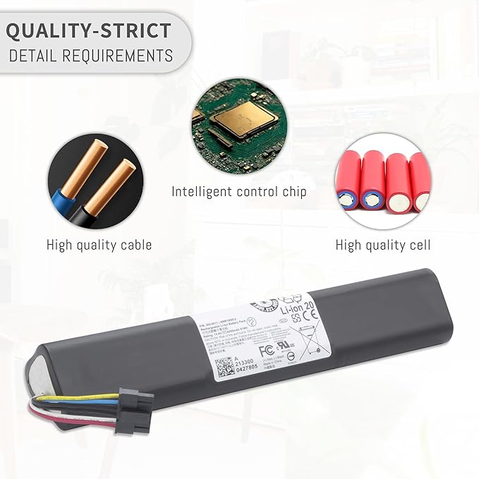 D5 Battery Replacement for Neato D7 D6 D5 D4 D3, D3 D3+ D301 D303 D4 D5 D5+ D502 D503 D6 D7 D701 D702 D703 D705 Vacuum Cleaners 205-0011 205-0013 205-0028 945-0225 945-0266 4INR19/65-214.4V 61WH