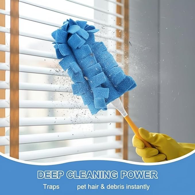 360° Electrostatic Duster Refills — The Sustainable Choice for a Home, Duster Refills Reusable, Duster Refills Washable for Hand Duster, with Microfiber Dusting Heads (10 Refills)