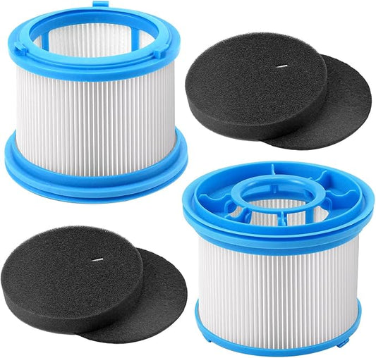 4039 Filter Replacement Fit for Bissell PowerClean FurGuard 280W and FurFinder 200W Self-Standing Cordless Vacuum，2 HEPA Filters, 2 Foam and 2 Pleated Pre-Filters