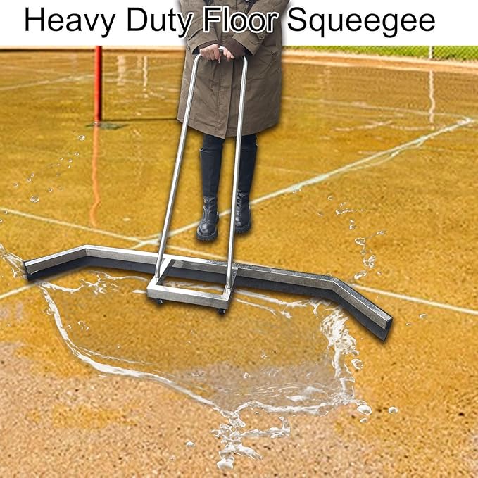 Vaolvpant Port Tennis Court Squeegee Rain Shuttle for Sports Court Water Wiper Device Water Remover Stadium Dust Collector Wiper