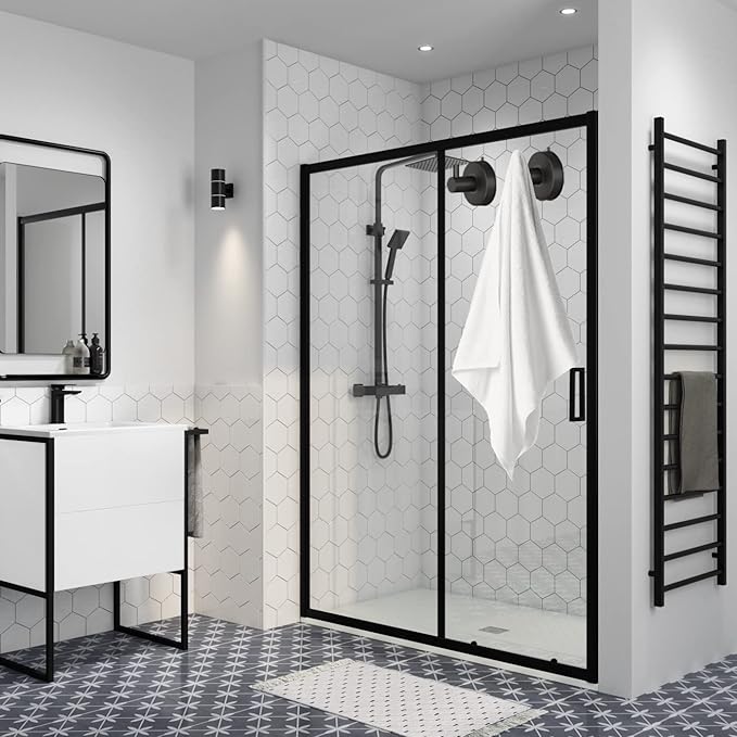DGYB Suction Cup Hooks for Shower Set of 2 Towel Hooks for Bathrooms SUS 304 Stainless Steel Matte Black Shower Hook for Loofah 15 LB Bathroom Hook for Towels