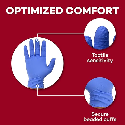 Dealmed Medical Exam Gloves – 200 Count Small Nitrile Gloves, Disposable Non-Irritating Latex Free, Multi-Purpose Use for a First Aid Kit and Medical Facilities