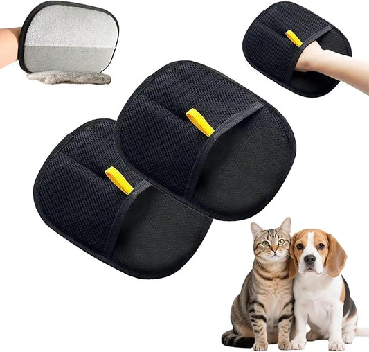 Cat Dog Pet Electrostatic Hair Removal Gloves,Upgraded in 2025,Hair Brush,Washable,Reusable,For Clothes, Sofa,Carpet,Car Seat