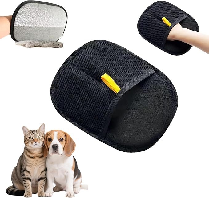 Cat Dog Pet Electrostatic Hair Removal Gloves,Upgraded in 2025,Hair Brush,Washable,Reusable,For Clothes, Sofa,Carpet,Car Seat