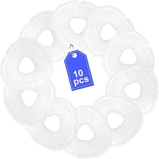 Mop Pad Accessories for Narwal Freo Z10 Ultra, Freo X Ultra, Freo, Freo Z Ultra Robot Vacuum Cleaner, Freo Z10 Ultra Replacement 10 Pcs Mop Pads