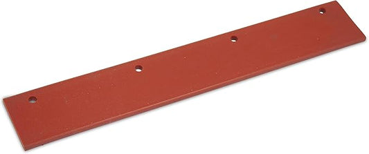 Asphalt V-Shaped Crack Squeegee Blade Rubber Red