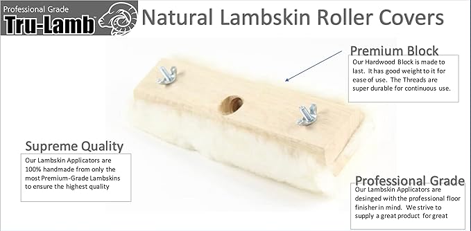 Tru Lamb - Lambskin Applicators and Refill Pads (18" Applciator 3 Pack)